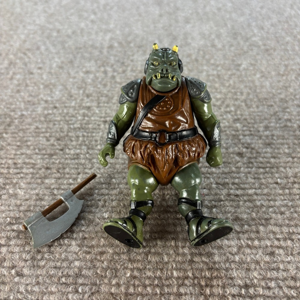 Vintage 1983 Kenner Star Wars Gamorrean Guard Action Figure with Axe ROTJ